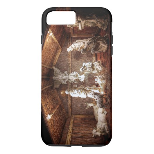 Kerstantieke Jezus Natitivity Manger Scene Case-Mate iPhone Case (Achterkant)