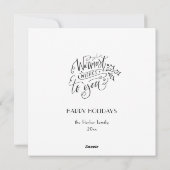 Kerstaonderkunst | Fun. Feestdagenkaart (Achterkant)