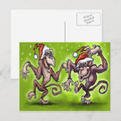 KerstapenElves Feestdagenkaart (Voorkant / Achterkant)