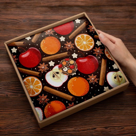 kerstappelsap | Papier voor appelweefsel