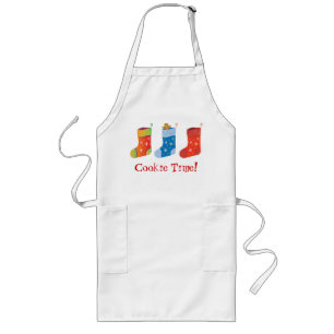 Kerstapron van Koekkerst voor de koekjes Lang Schort