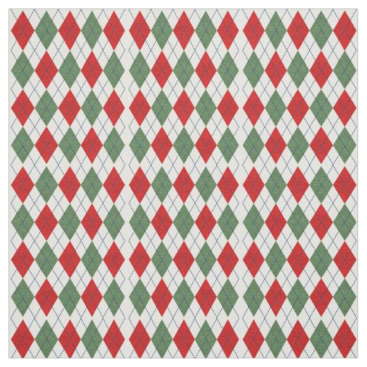 KerstArgyle Stof (Swatch)