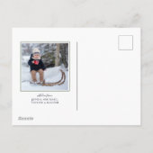 Kerstauto | Kerstkaart met foto Feestdagenkaart (Achterkant)