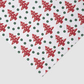 Kerstaven en Buttonnen Tissuepapier (Detail)