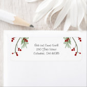 Kerstaven en Garland Etiket (Insitu)