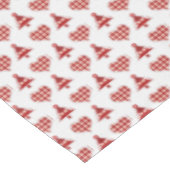 Kerstaven en hart tafelkleed (Gekanteld)