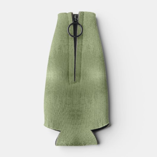 Kerstaven en Snowflakes Green ID863 Flesjeskoeler (Achterkant)