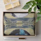 Kerstavenmeiden met witte paardebasis tissuepapier (Geschenk)