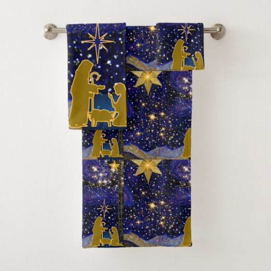 kerstavond bad handdoek (Insitu)