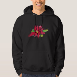 Kerstavond Bloem Hoodie