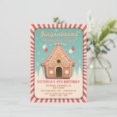 Kerstavond decorteren in het ontbijt kaart (Staand voorkant)