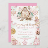 Kerstavond decorteren in het ontbijt kaart (Voorkant / Achterkant)