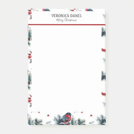 Kerstavond- en roodbruinkunst post-it® notes