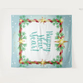 Kerstavond Fairy Tale Fantasy Snow  Wandkleed (Voorkant (horizontaal))