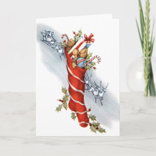 kerstavond feestdagen kaart