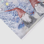 Kerstavond-feestnomes Tissuepapier (Detail)