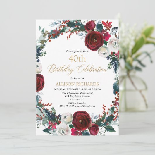 Kerstavond goudbruine bruidegans kaart (Staand voorkant)