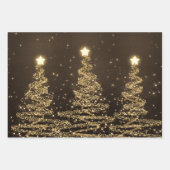 Kerstavond in de Rood en Glitter Inpakpapier Vel (Voorkant 3)