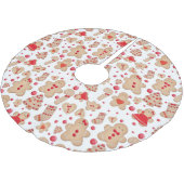 Kerstavond in Gingerbrood Man Cookies Kerstboom Rok (Gekanteld)