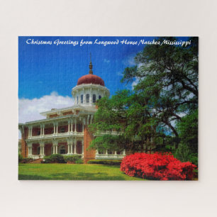 Kerstavond in het Longwood House Natchez Legpuzzel