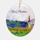 Kerstavond in Slovenië Keramisch Ornament (Links)