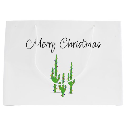 Kerstavond in Southwest Holiday Groot Cadeauzakje (Voorkant)