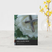 kerstavond kaart (Gele Bloem)