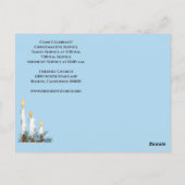 Kerstavond Kandlelight Service Church Briefkaart (Achterkant)
