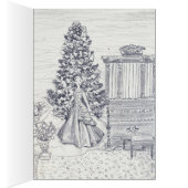 Kerstavond Karoling met Matisse kaart (Binnen (Rechts))