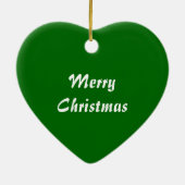 Kerstavond Keramisch Ornament (Achterkant)