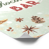 Kerstavond kerstavond met warme chocolade Cacao  Poster (Hoek)