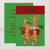 Kerstavond kerstfeestdag kaart (Voorkant / Achterkant)