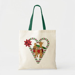 Kerstavond kerstfeestdag tote bag