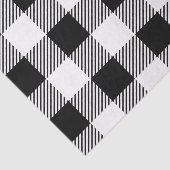 Kerstavond klassiek patroon van buffelstang B&W Tissuepapier (Detail)