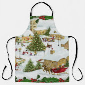 Kerstavond klassiekers schort (Voorkant)