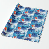 Kerstavond levering vanaf Santa Voeg kindernaam to Cadeaupapier (Uitgerold)