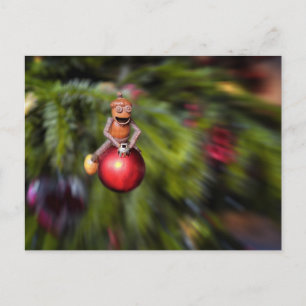 Kerstavond met de kerstavond briefkaart