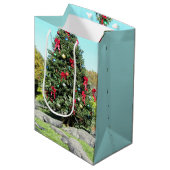 Kerstavond met gator - Medium kerstcadeautas Medium Cadeauzakje (Voorkant Gekanteld)