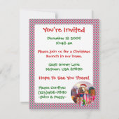 Kerstavond met Gouden Herriever Kaart (Achterkant)