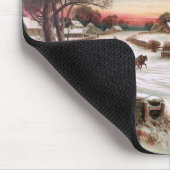 Kerstavond Mousepad Muismat (Hoek)