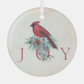 kerstavond op maat glas ornament (Voorkant)