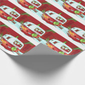  kerstavond Rode Groene Vakantie Cadeaupapier (Hoek)