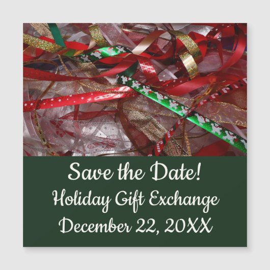 Kerstavond Rood Groen en Gold Holiday (Voorkant)