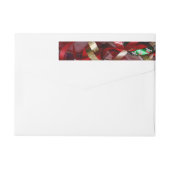 Kerstavond Rood Groen en Gold Holiday (Achterkant)