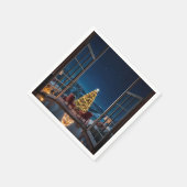 Kerstavond sereniteit servet (Hoek)