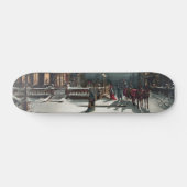 Kerstavond skateboard (Horizontaal)