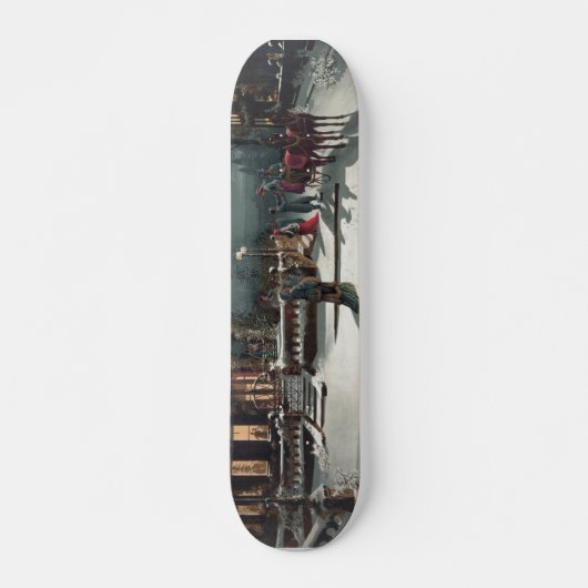 Kerstavond skateboard (Voorkant)