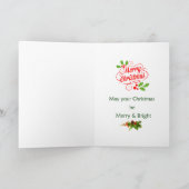 Kerstavond Sneeuwballengevecht Kaart (Binnen)