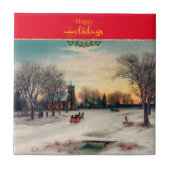 kerstavond tegeltje (Voorkant)