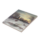 kerstavond tegeltje (Zijkant)